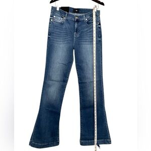 7 For All Mankind Dark Blue Flare Jeans